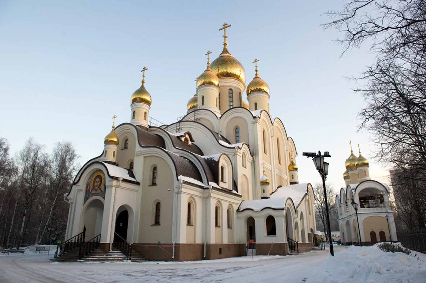 храм в лесном городке